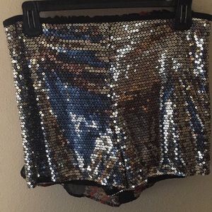 Sequin shorts